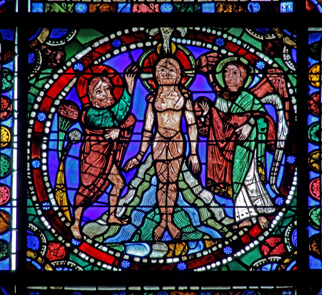 The Life of Christ: Jordan Baptism by French School