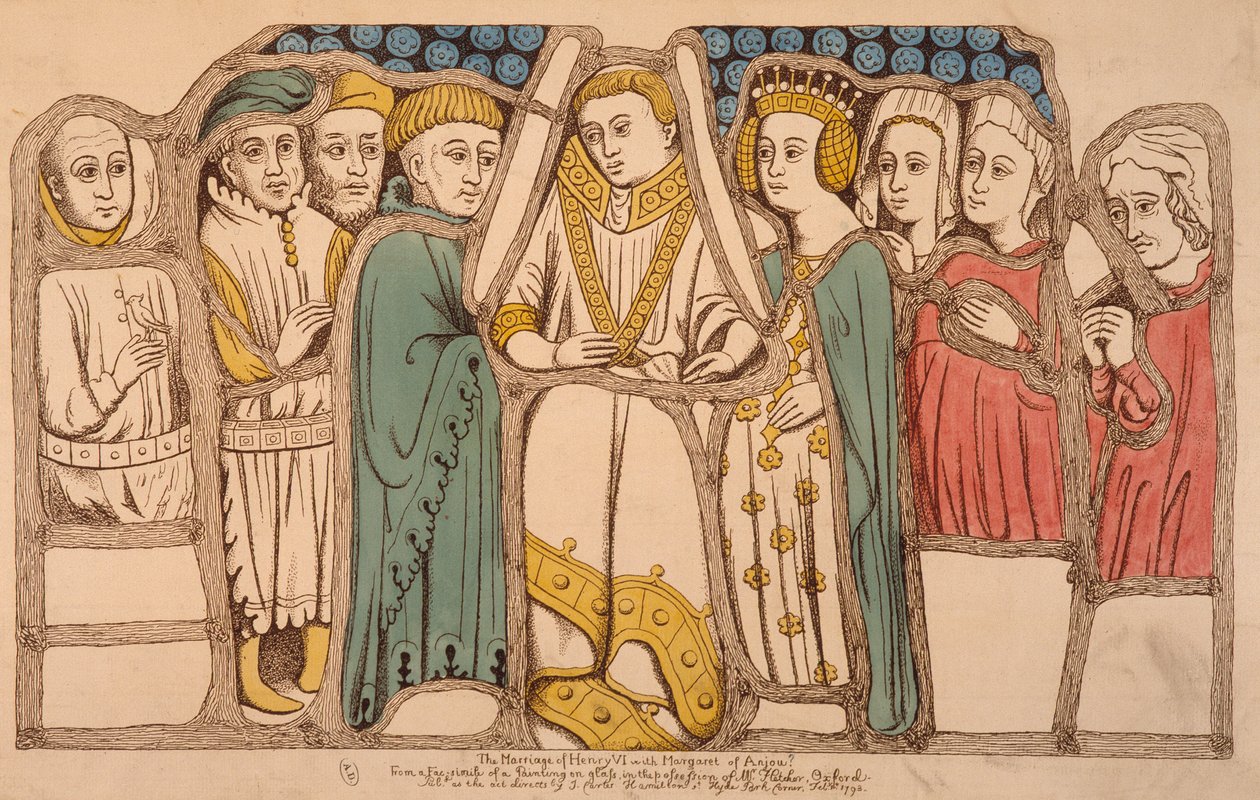 The Marriage of Henry VI of England and Margaret of Anjou in 1445, 1793 by French School
