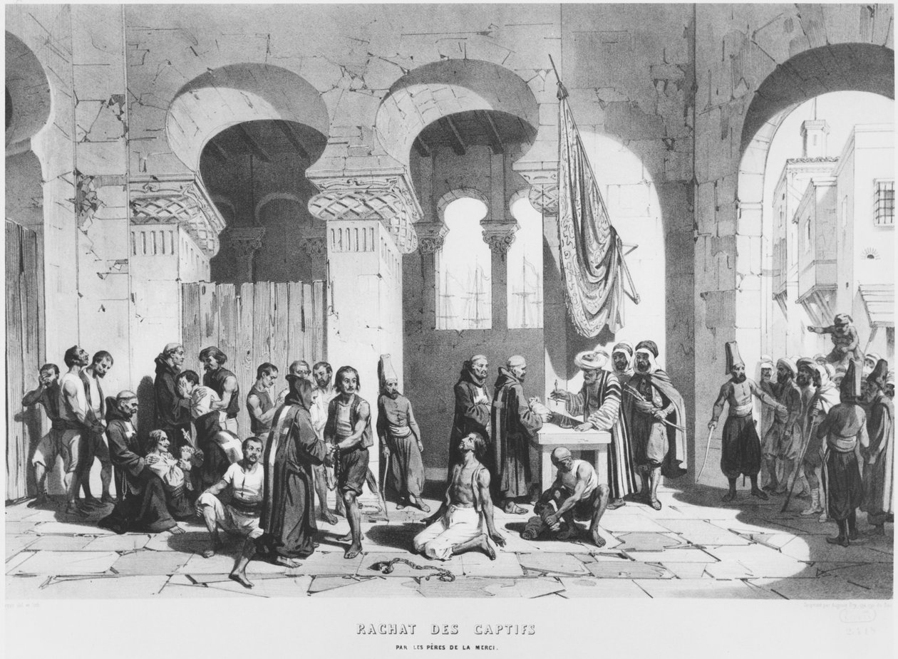 The Mercy Fathers ransoming the captives in Algeria by French School