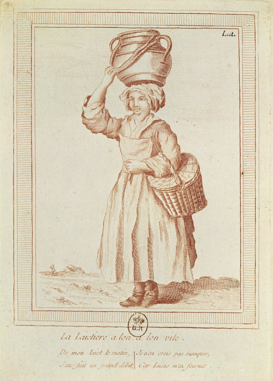 The Milkmaid by French School