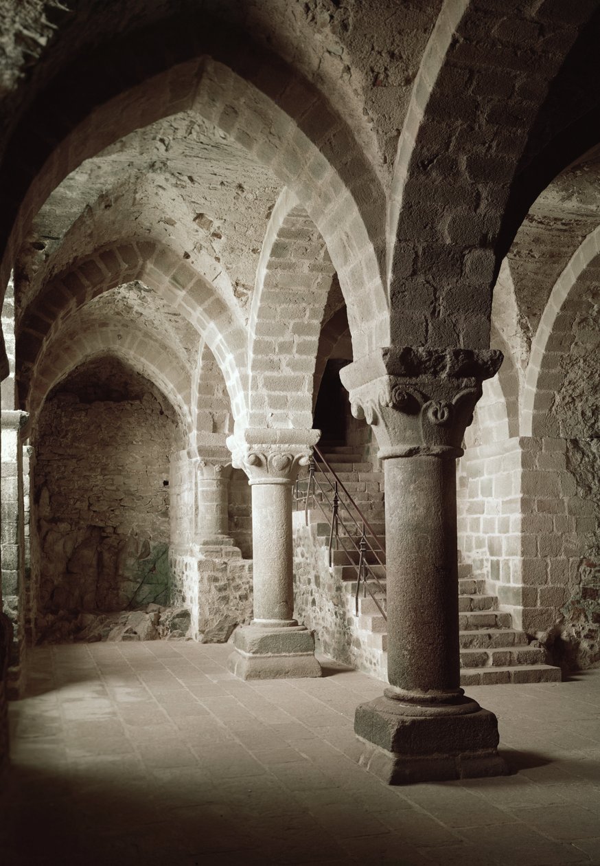 The Old Almonry, Interior View of the Abbey by French School