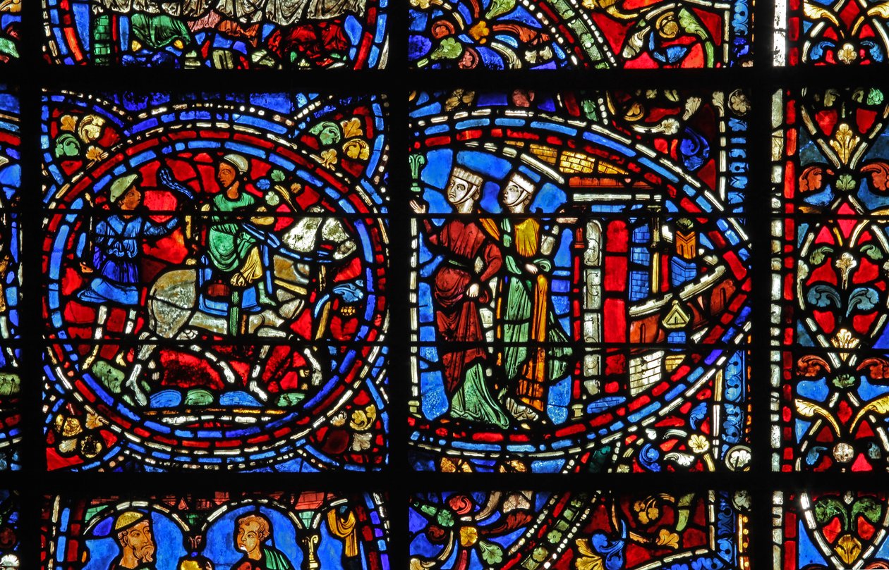 The Prodigal Son: His Servant Decides to Leave; Courtesans Watch Him Approach by French School