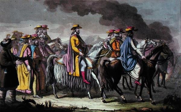 The Regent of Tibet and his Followers by French School