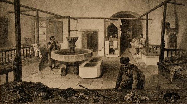 The Rest Room of the Tartar Baths by French School
