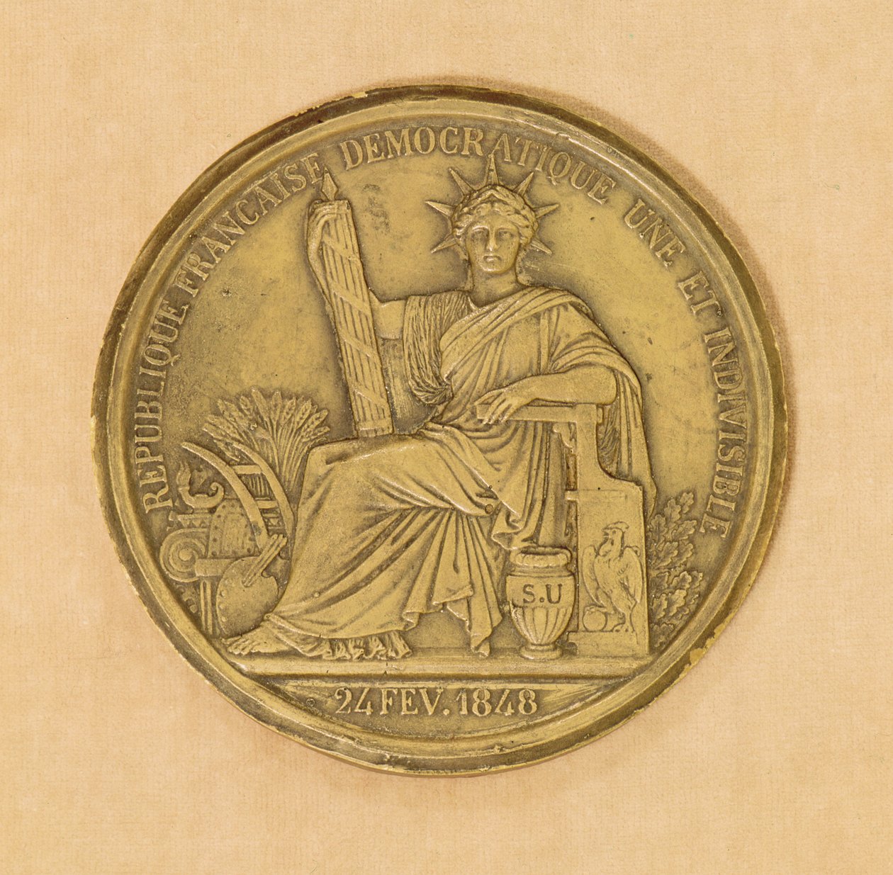 The Seal of the Second Republic, 1848 by French School