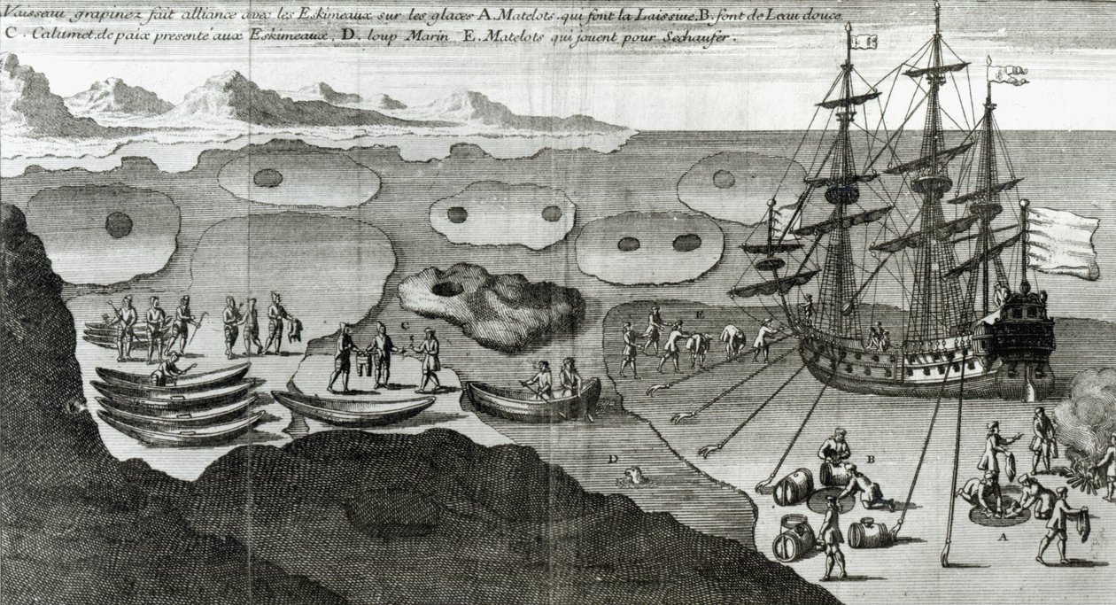 The Ship Making Alliance with the Eskimos, from 