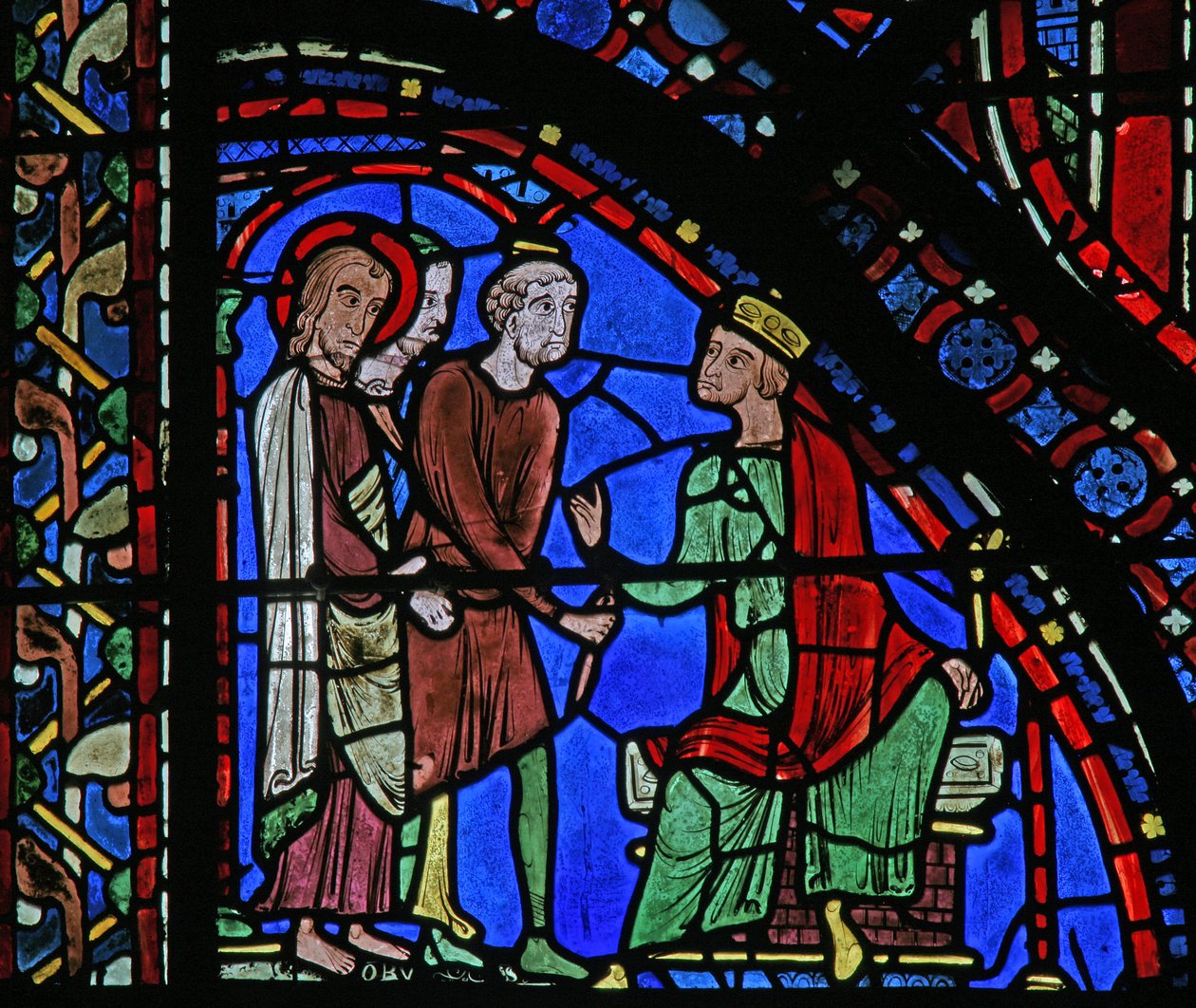 The St James Window: James Before Herod by French School