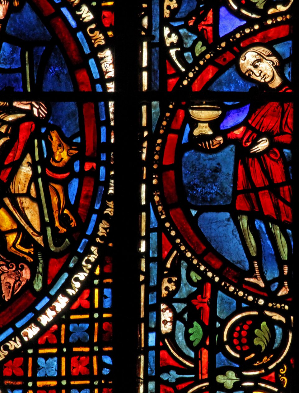 The St Lubin Window: Donors - Wine Makers by French School