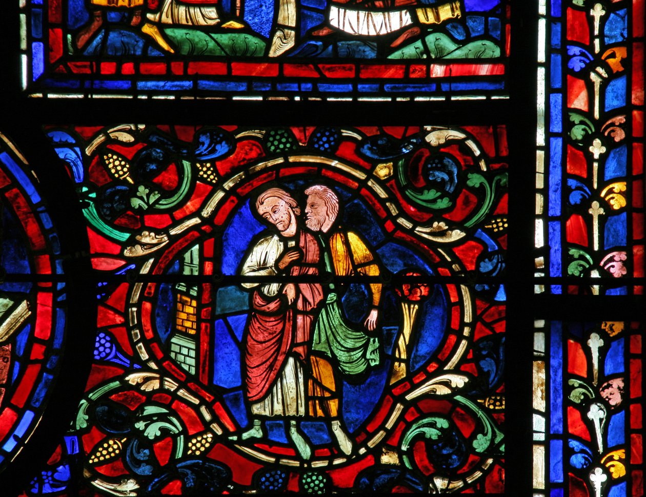 The St Martin window: decorative by French School