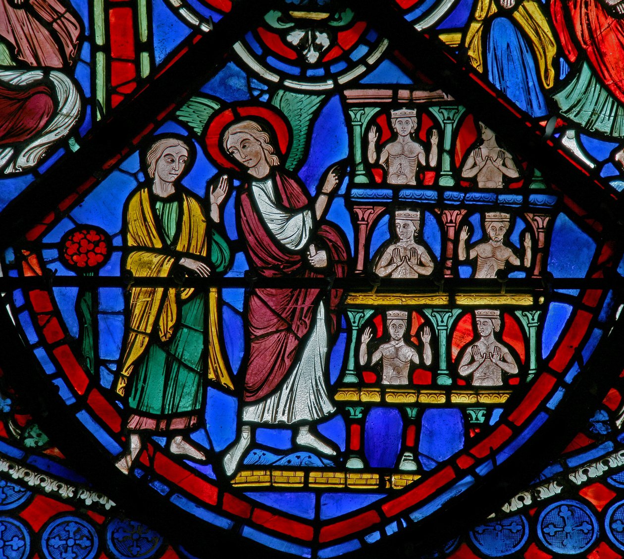 The St Thomas Window: Gad Shown a Palace by an Angel by French School