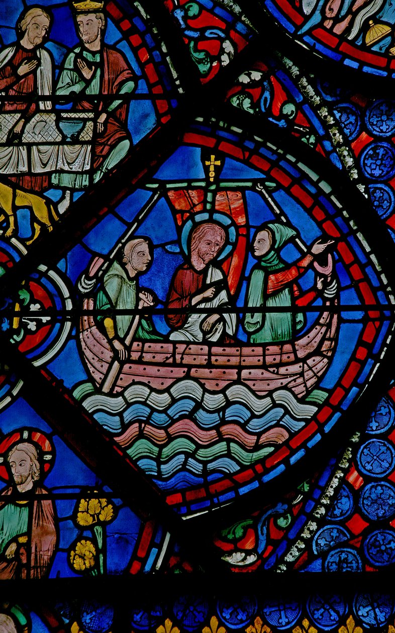 The St Thomas Window: He Goes to India with Abbanes by French School
