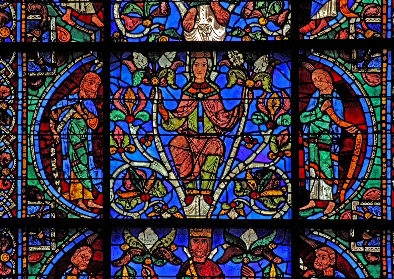 The Tree of Jesse: A Prophet, the Virgin Mary, Daniel by French School