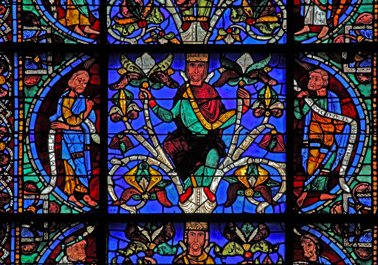The Tree of Jesse: Moses, Jesse, Balaam by French School