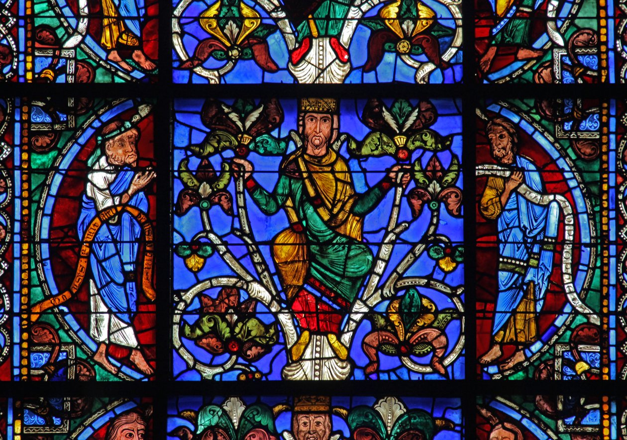 The Tree of Jesse: Zachariah, Jesse, Joel by French School