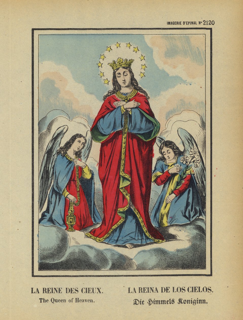The Virgin Mary, the Queen of Heaven by French School