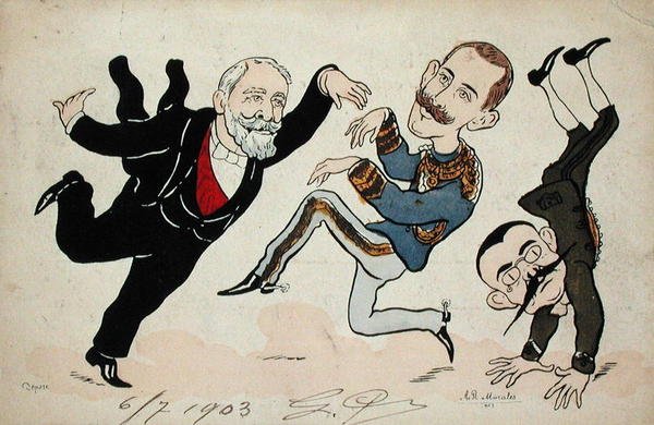 The Visit of Victor-Emmanuel, King of Italy, to France by French School