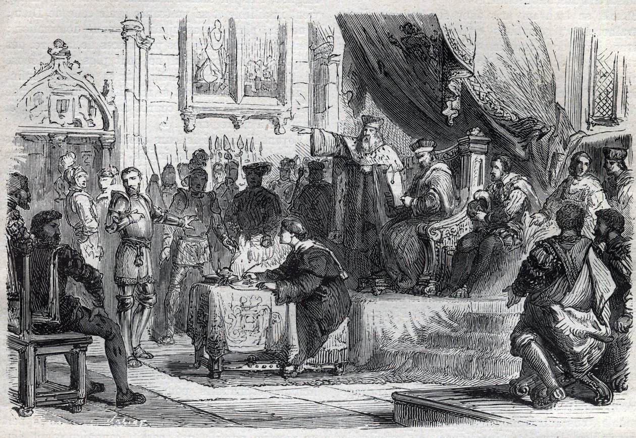 The antipope Clement VII (Robert de Geneve) by French School