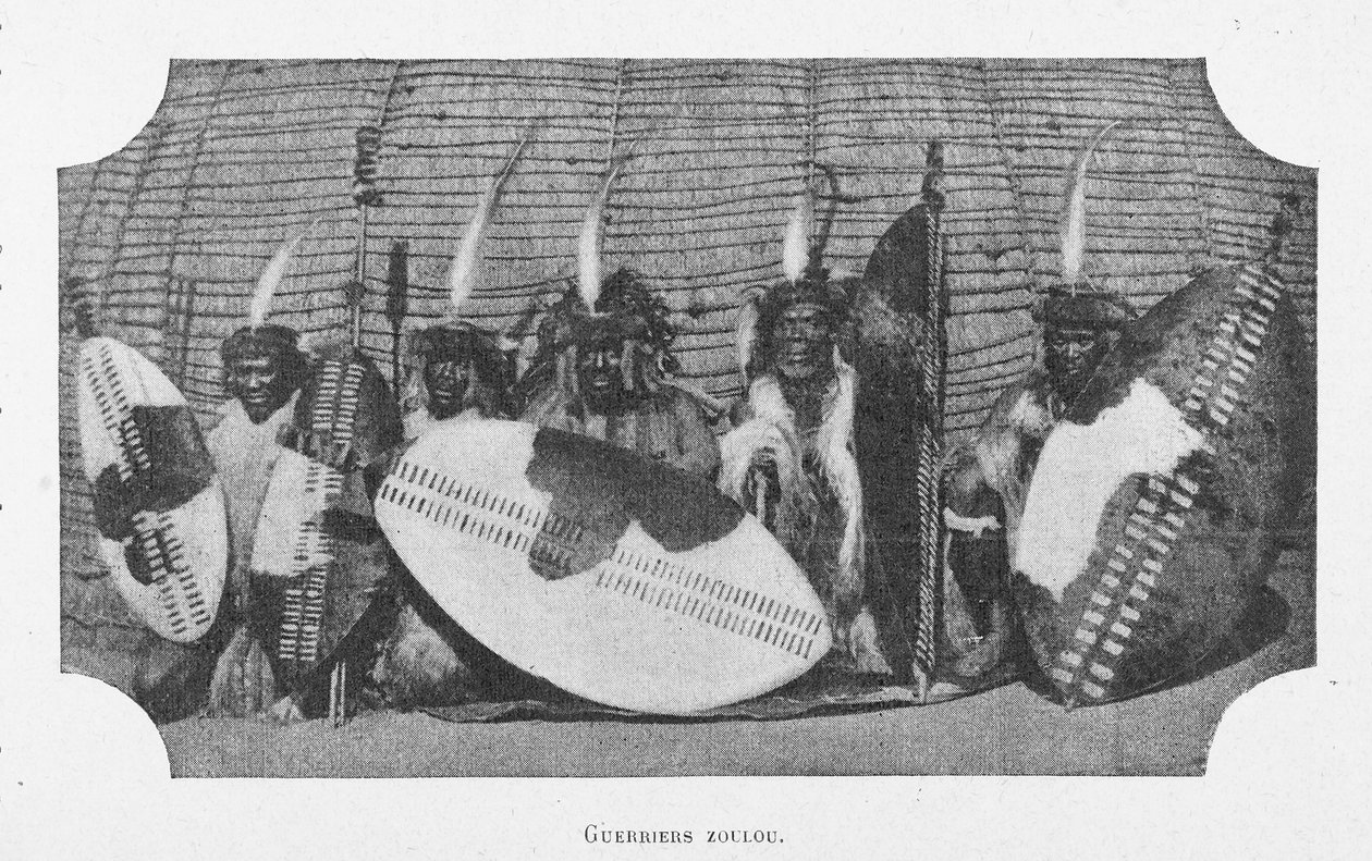 The canoes of the Ogooue River, illustration from 
