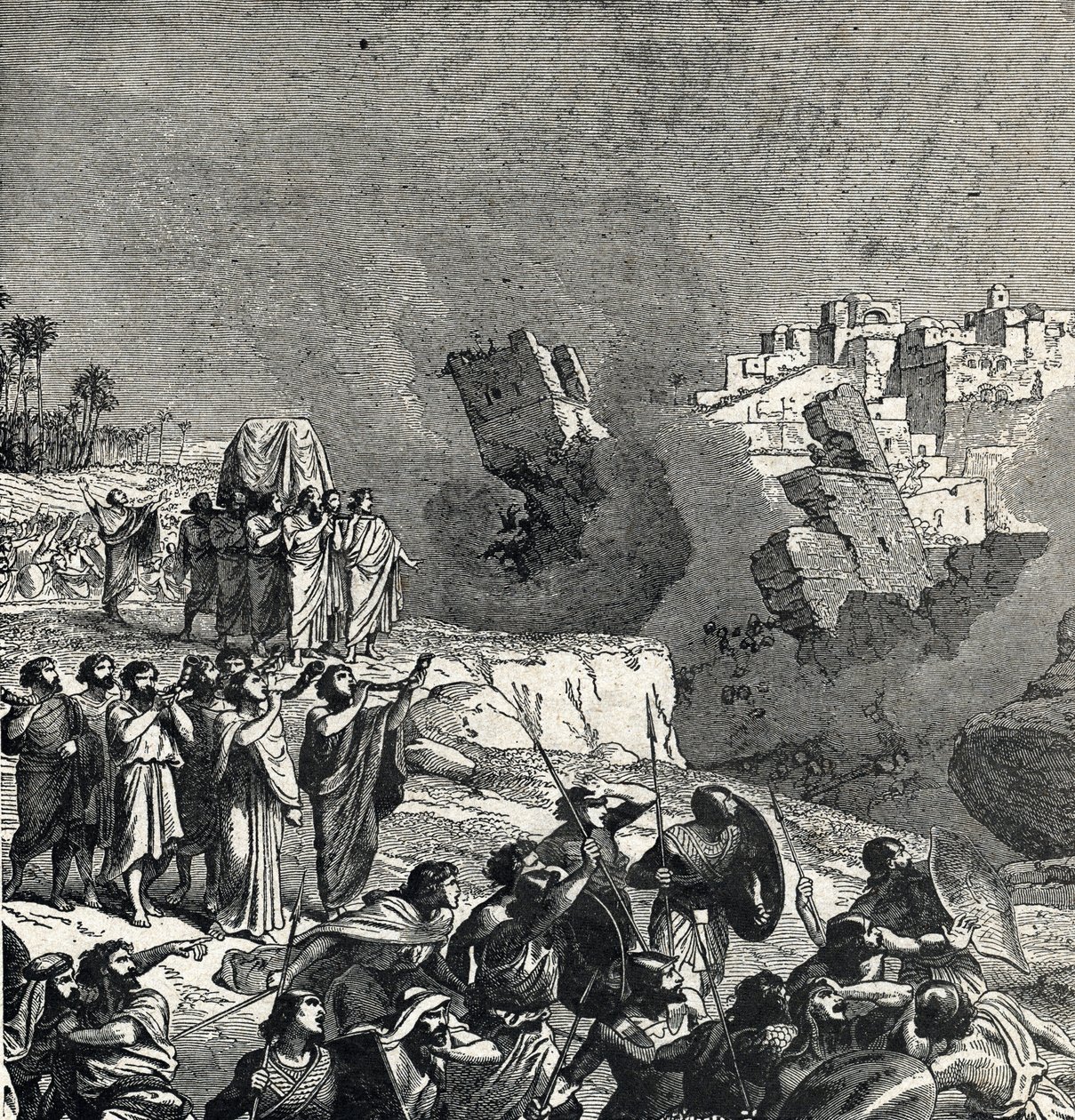 The Capture of Jericho by French School