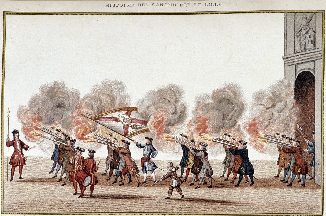 The Confrerie of Sainte-Barbe Leaving His Hotel to Go to Place d
