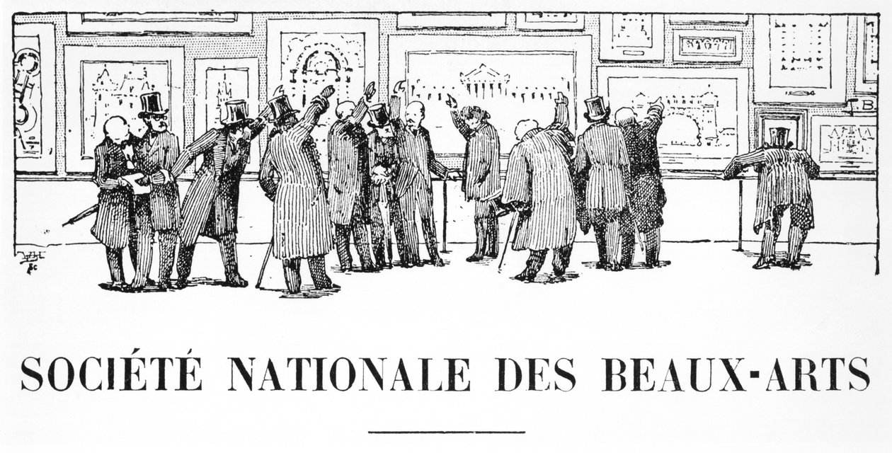 The Department of Architecture, Societe Nationale des Beaux-Arts, Salon of 1910, Illustration from L