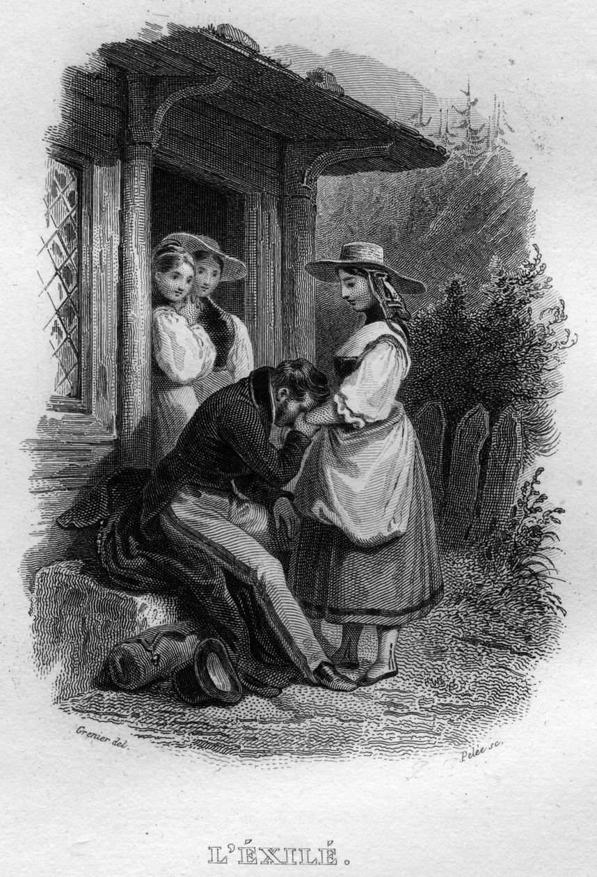 The Exile. Song by Beranger in 