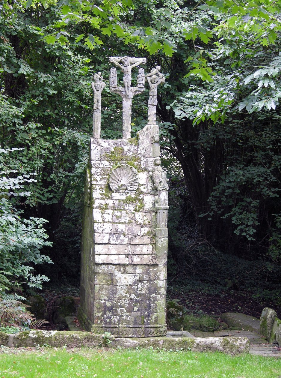 The fountain of the Chapelle de La Trinite by French School