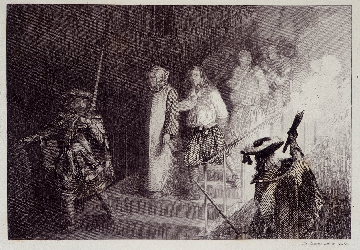 The four Breton gentlemen of the conspiracy of Cellamare by French School