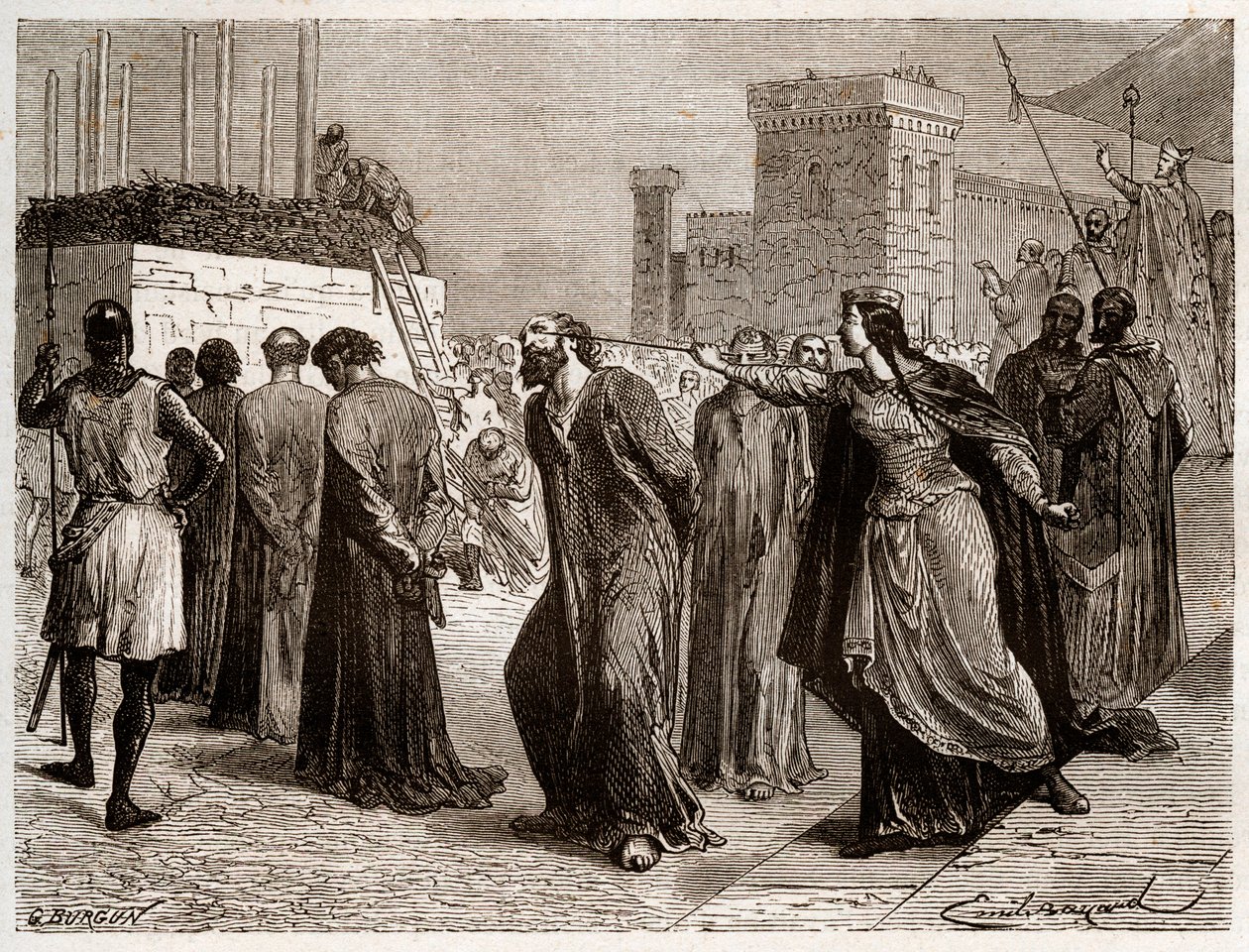 The heresy at Orleans in 1022 - The case of the Orleans heretics: canons were sentenced to the butcher for heresy in Orleans in 1022. (first butcher in the history of the struggle against heresy in the West under the reign of Robert II the Pious (996-1031) by French School