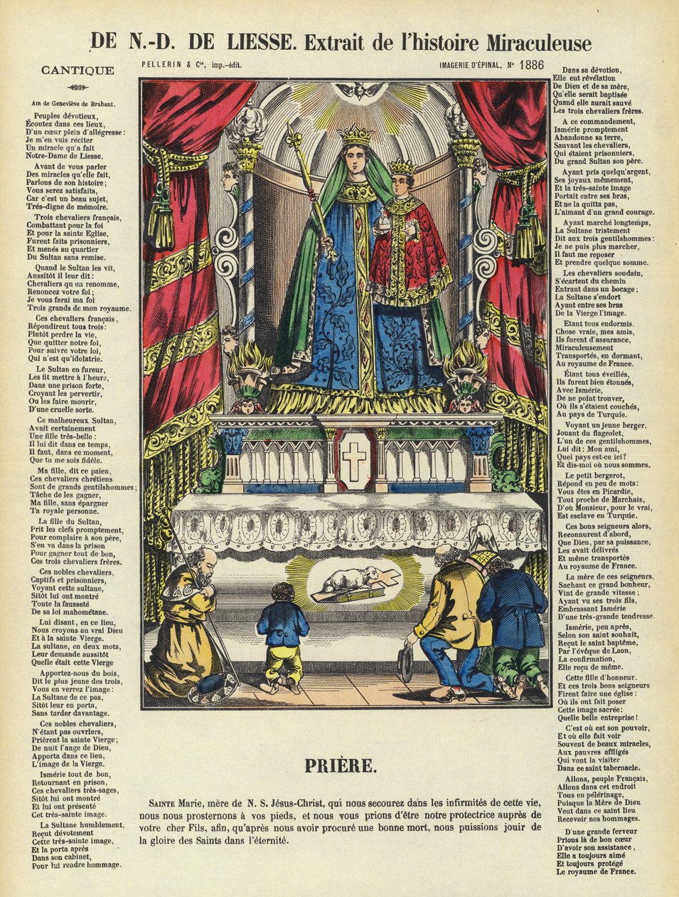 The Miraculous Story of Our Lady of Joy by French School