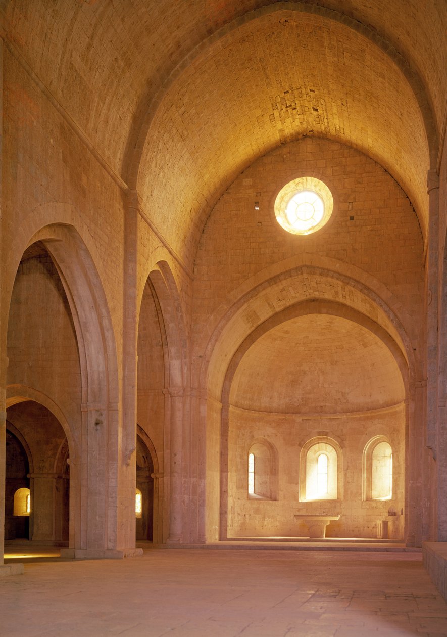 The nave of the Cistercian abbey, founded in 1146 by French School