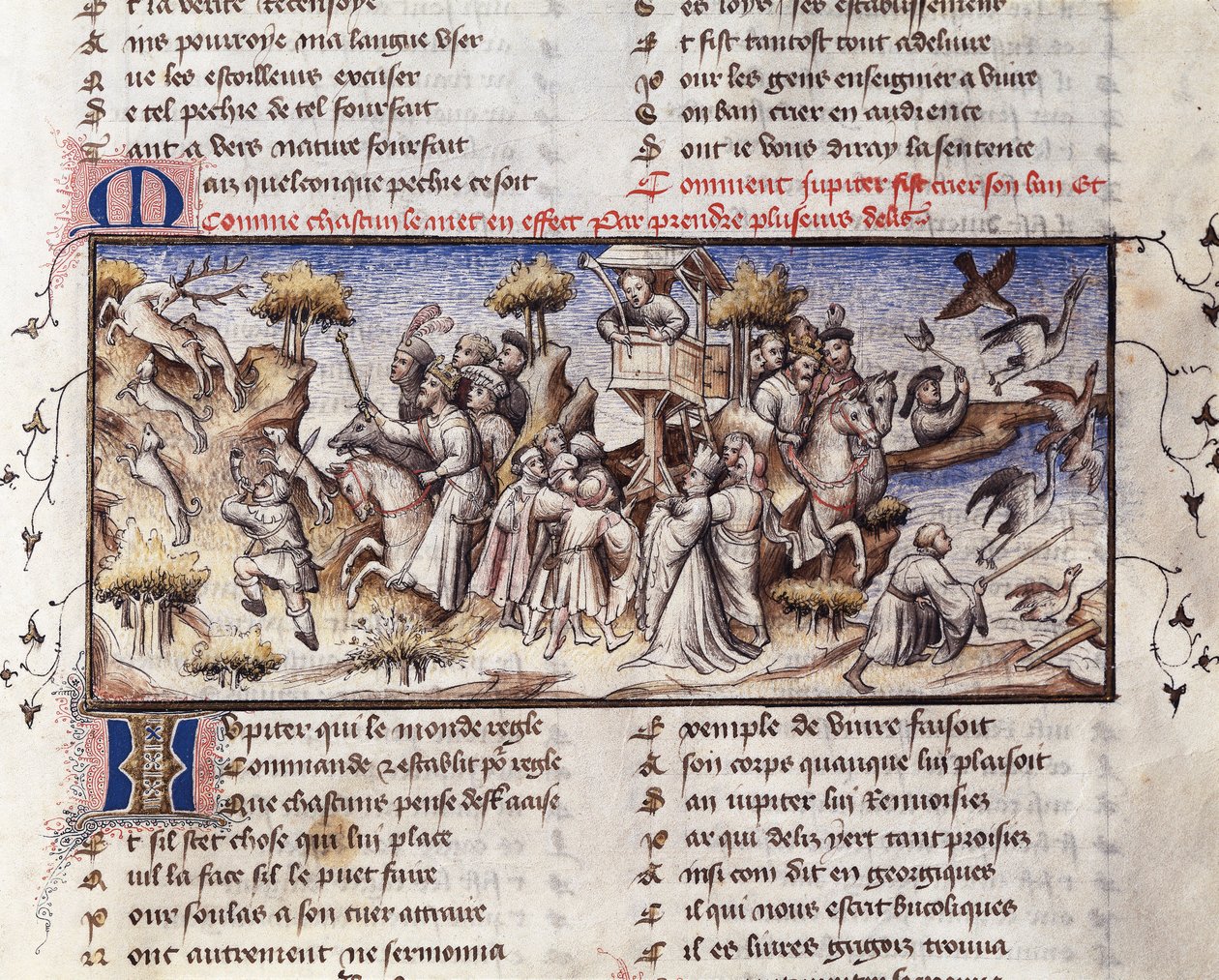The Nobility Hunting Under the Influence of Jupiter by French School