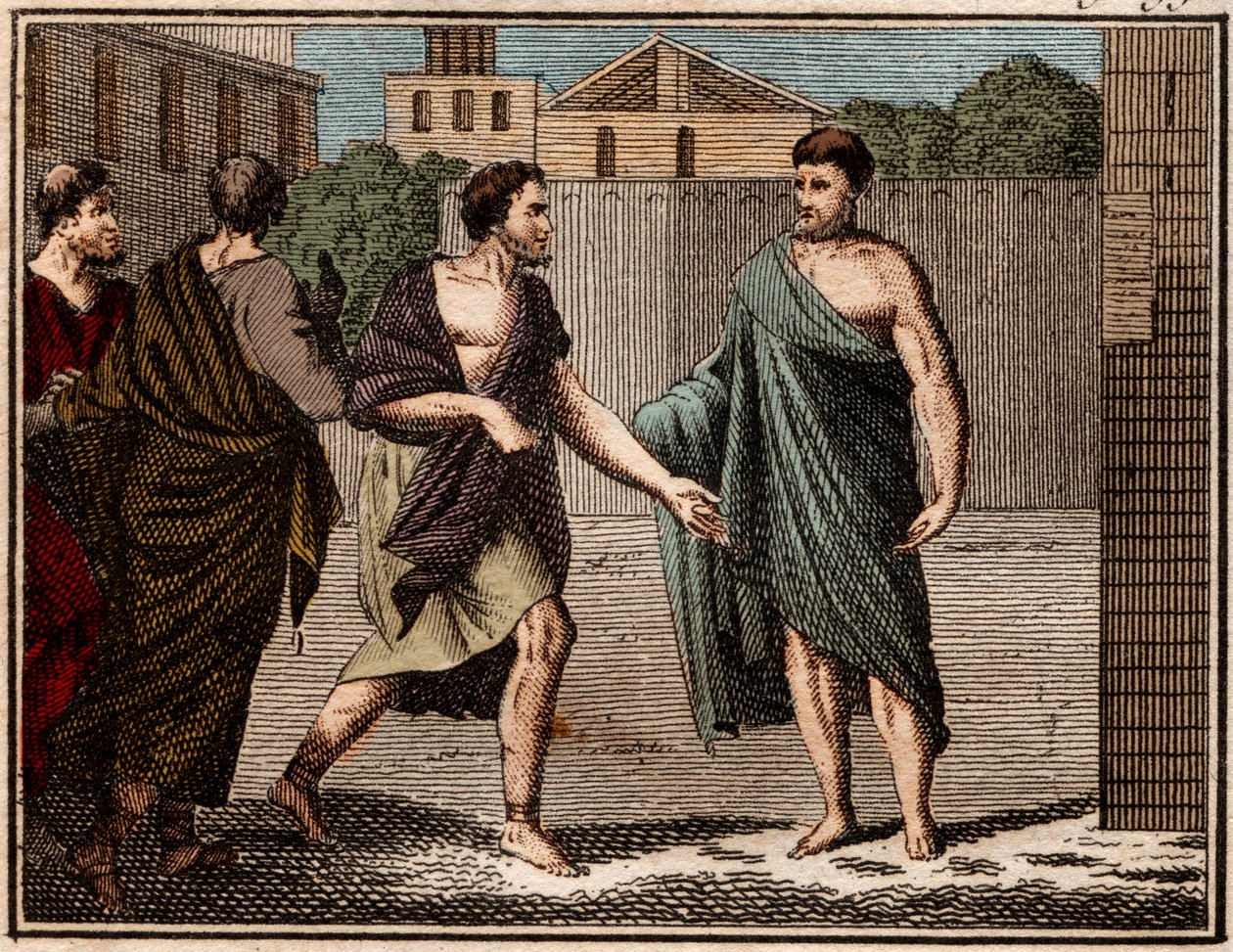 The Ostracism of Aristides the Just by French School