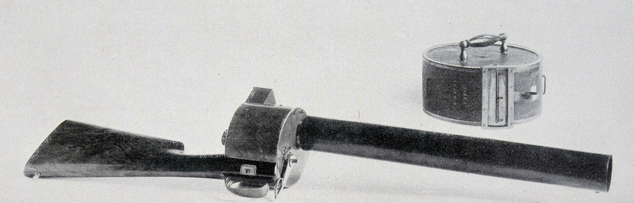 The photographic rifle by Etienne Jules Marey (1890) by French School