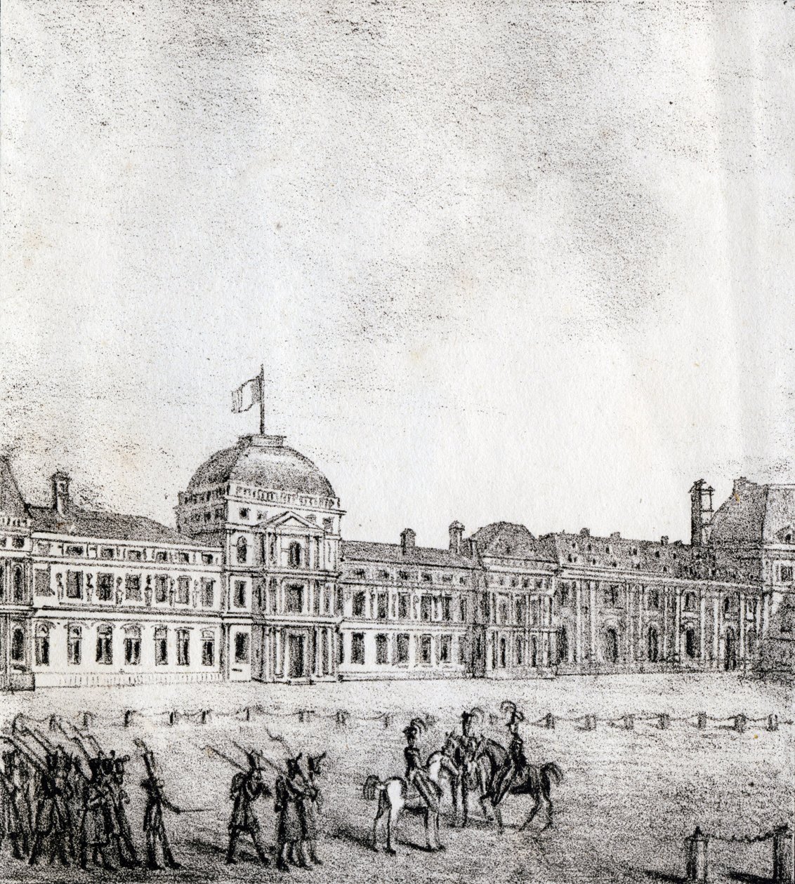 The Tuileries by French School