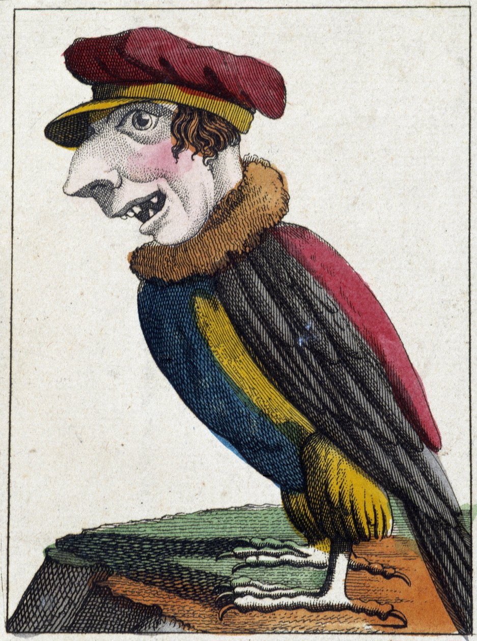The Vulture in Caricature, study of character 