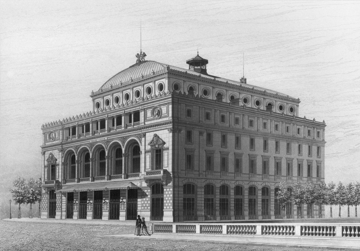 Theatre Lyrique, now the Theatre de la Ville, Place du Chatelet, Paris by French School