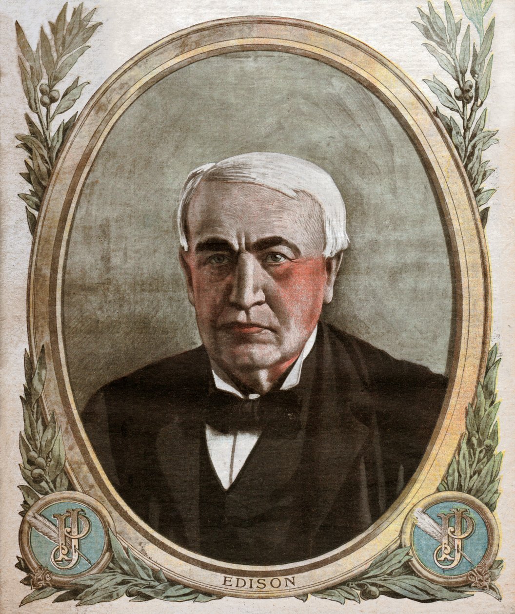 Thomas Edison by French School