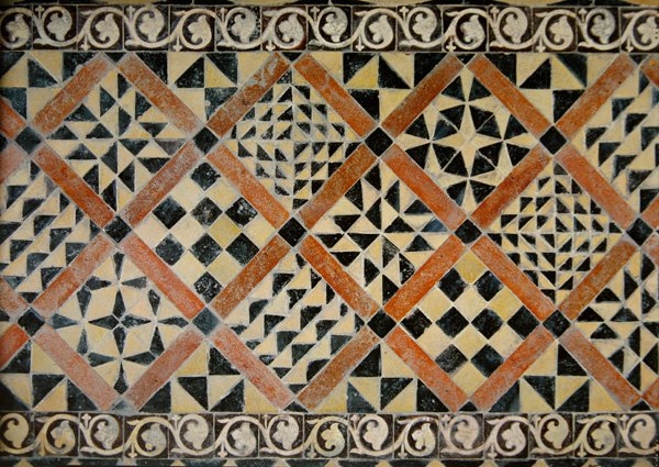 Tiles from the Chapel of the Virgin by French School