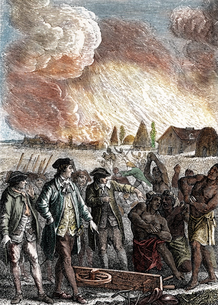 Treat of the Negroes, Slavery by French School