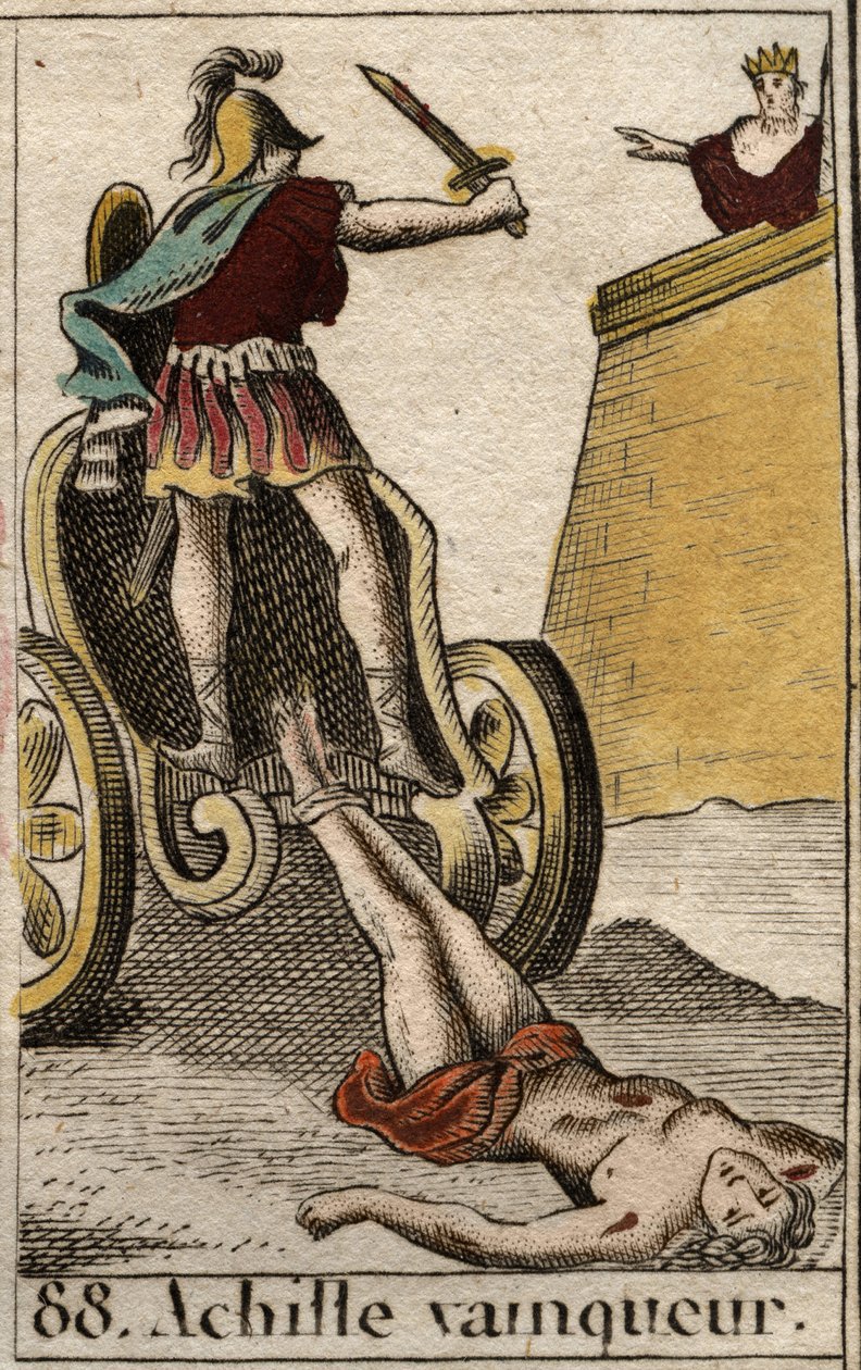Trojan War: Triumphant Achilles Dragging Hector