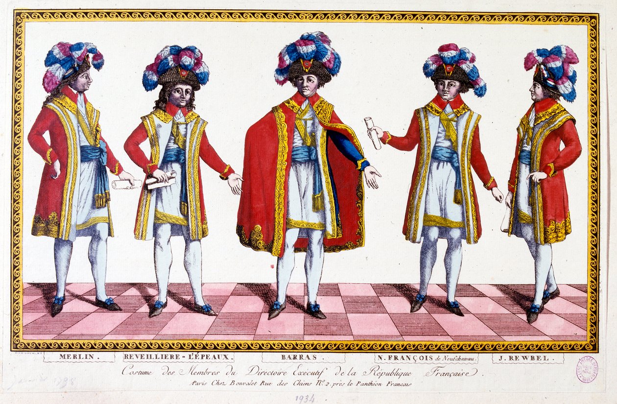 Uniformed Members of the Directory by French School