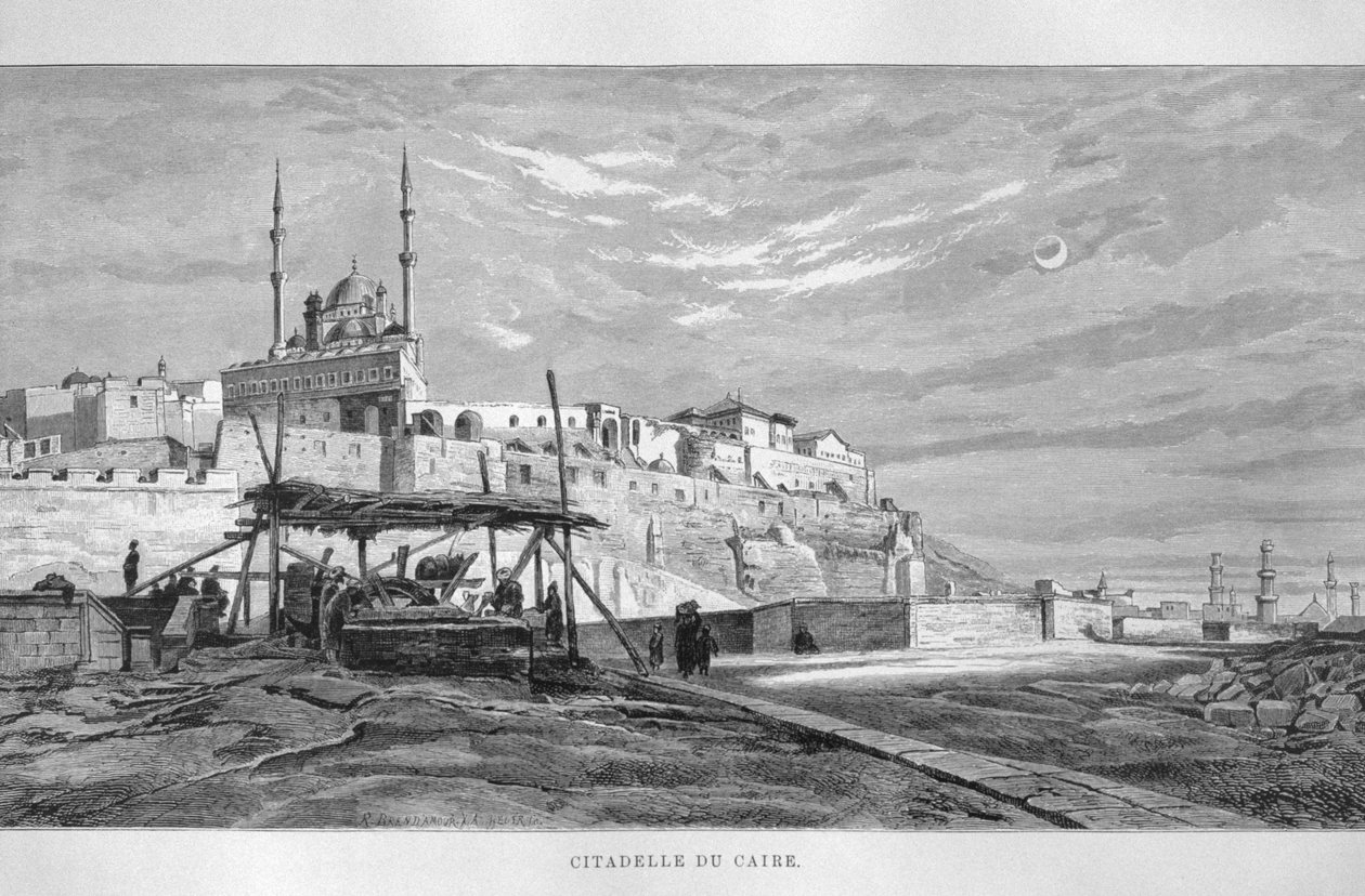 View of Cairo Citadel, from L