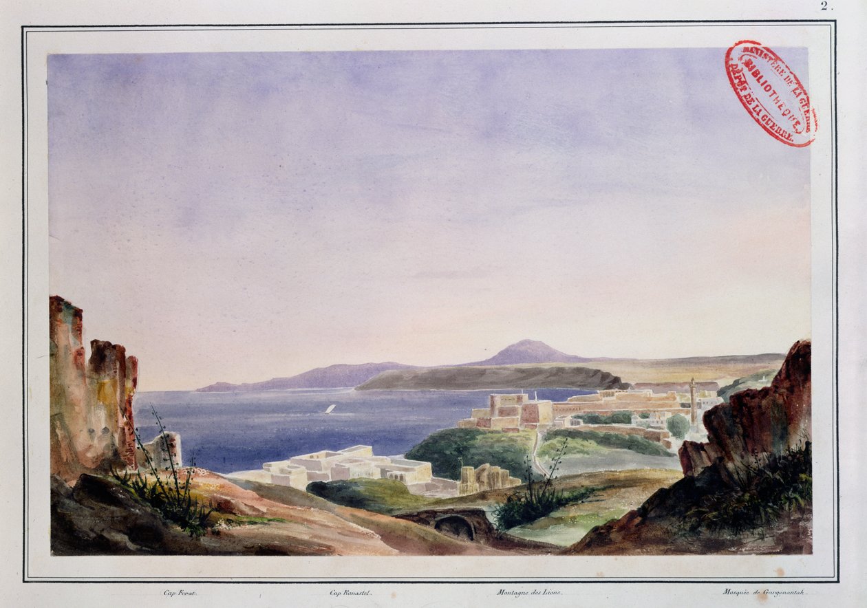 View of Oran from the Old Kasbah, c.1830 by French School