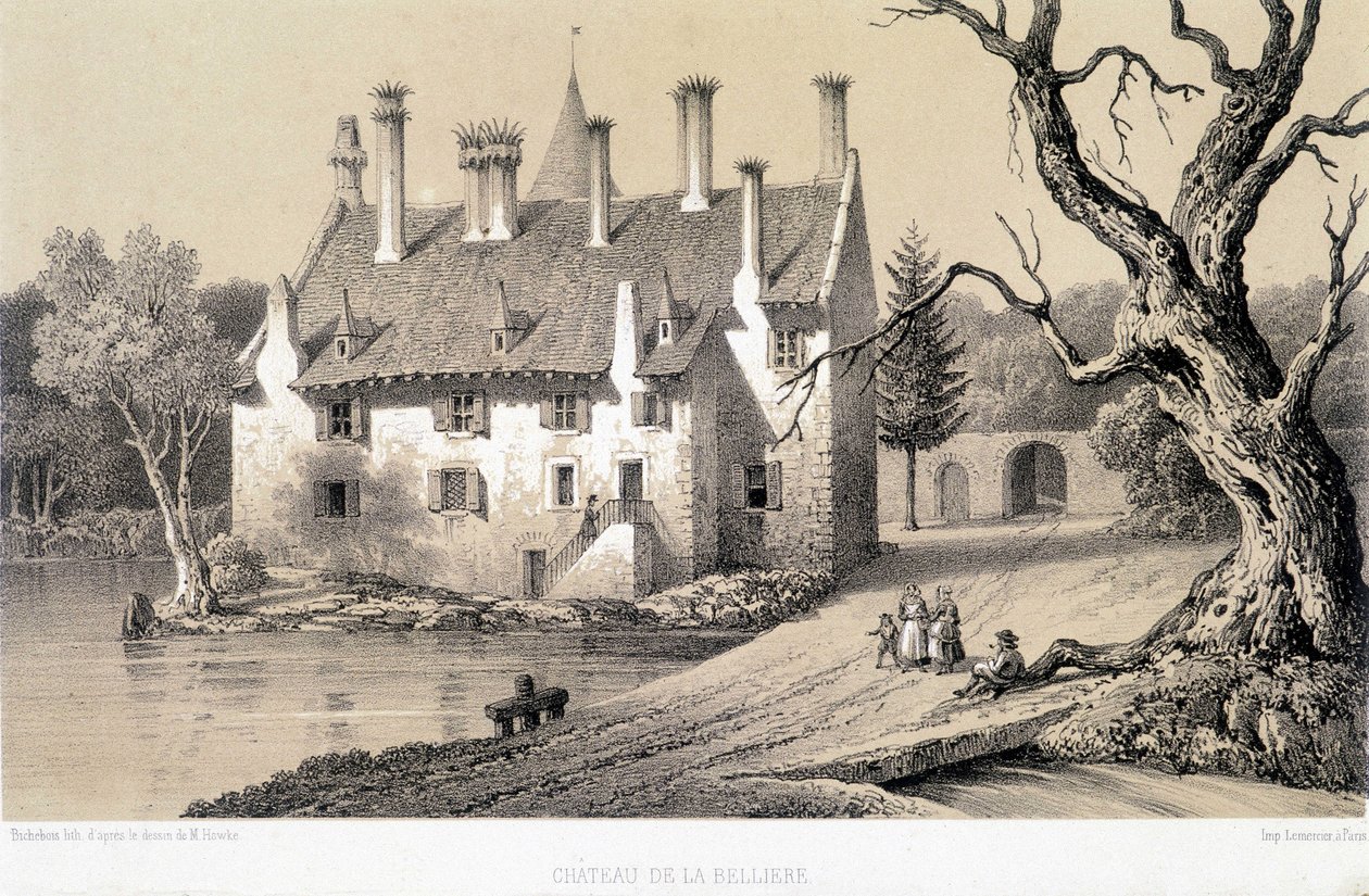 View of the Chateau de la Belliere (Cote d