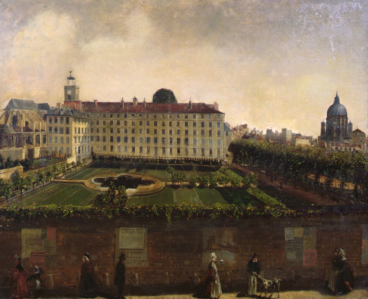 View of the Institut National des Jeunes Sourds, Paris by French School