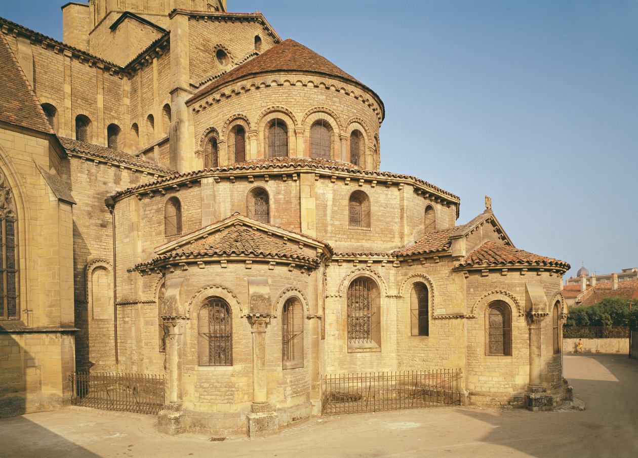 View of the chevet, Burgundian School by French School