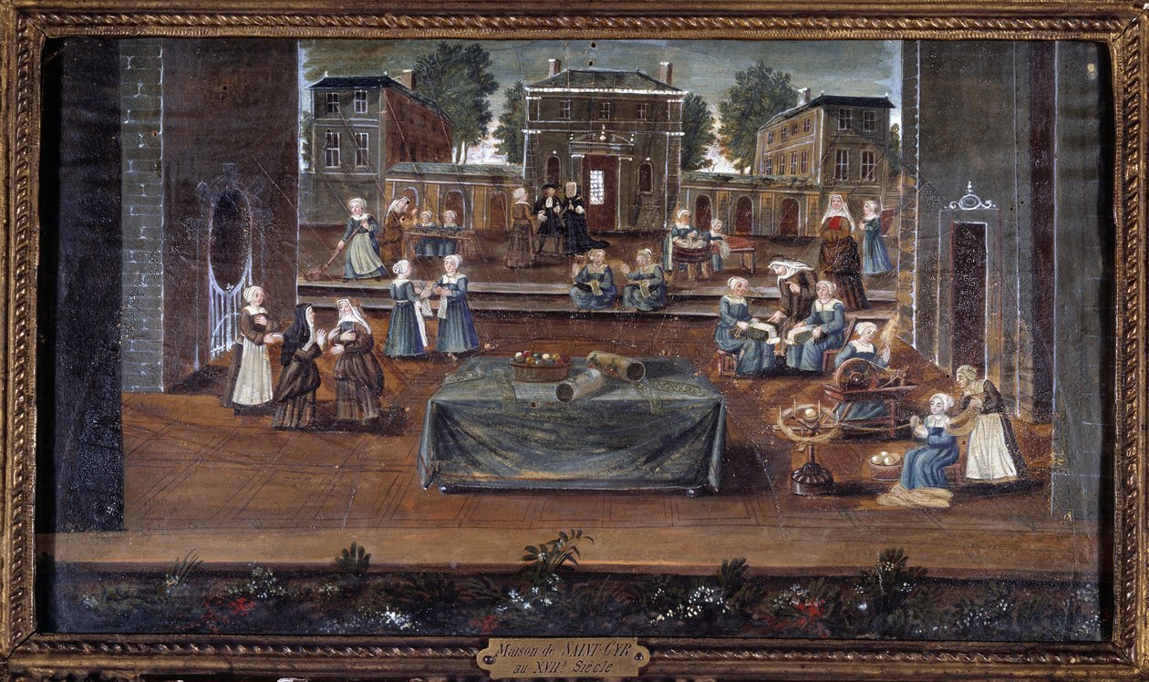 View of the House of Saint Cyr, a House of Education for Poor Noble Girls Created by Francoise d