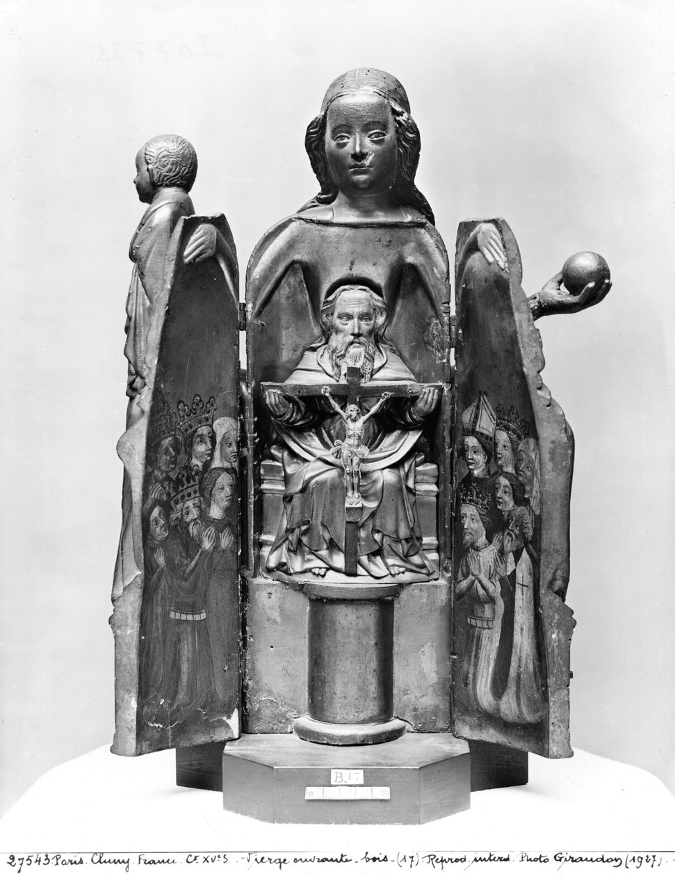 Virgin (which opens) by French School