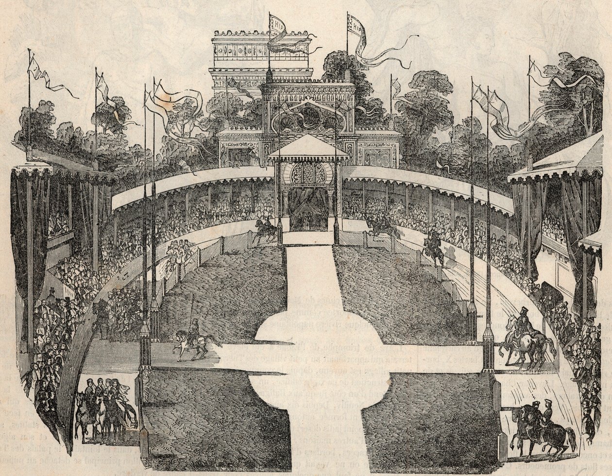 Interior view of the Hippodrome de l